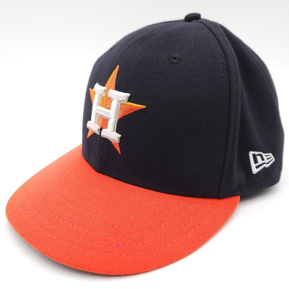 Houston Astros New Era 59Fifty Hat 2017 World Series Champion Size 7 3/8 Cap USA